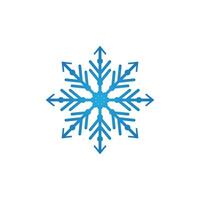 neve gelo logotipo arte vetor modelo ilustração