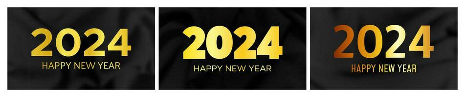 2024 feliz Novo ano em Sombrio seda fundo vetor
