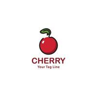 cereja fruta logotipo com vermelho cor adequado para logotipo, fruta comprar, produtos vetor