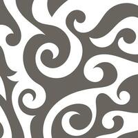 abstrato quadrado fundo com swirly curvas textura enfeites. vetor