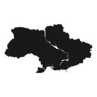 Ucrânia mapa ícone vetor