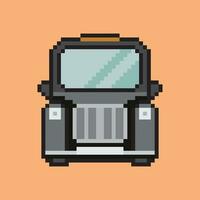 pixel arte velho carro Táxi ícone vetor