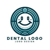 dentista dental clínica logotipo Projeto vetor modelo