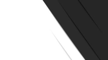 moderno abstrato branco e Preto fundo Projeto. Sombrio e branco geométrico bandeira com sombra linhas. vetor ilustração