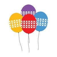 abstrato balões vetor definir, colorida abstrato Projeto balão