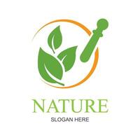 natureza criativo símbolo orgânico conceito. bio ervas saúde Cuidado abstrato o negócio eco logotipo. fresco comida, círculo pacote, beleza flora, farmacia ícone. corporativo identidade logotipo, companhia gráfico vetor