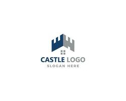 castelo logotipo vetor criativo Projeto