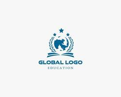 global logotipo Educação criativo símbolo vetor