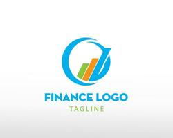 finança logotipo consultar logotipo criativo finança logotipo vetor