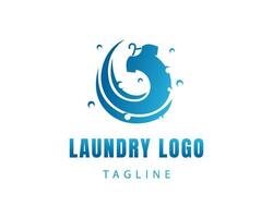 lavanderia logotipo proses logotipo água solta logotipo roupas logotipo vetor