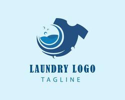 lavanderia logotipo roupas logotipo criativo logotipo vetor
