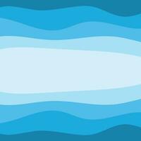 água onda fundo projeto, abstrato vetor azul oceano papel de parede modelo