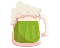 st. patricks dia verde irlandês festival Cerveja vetor