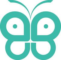 bb borboleta logotipo vetor