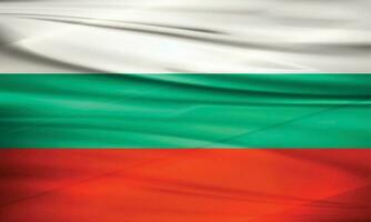 ilustração do Bulgária bandeira e editável vetor Bulgária país bandeira
