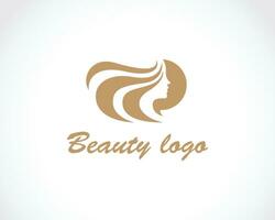 beleza logotipo criativo salão o negócio beleza cabelo mulheres emblema Projeto conceito vetor