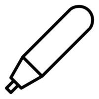marcadores ícone ou logotipo ilustração esboço Preto estilo vetor
