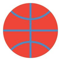 basquetebol ícone ou logotipo ilustração plano cor estilo vetor