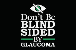 glaucoma Guerreiro ângulo aberto ângulo próximo olho nervo advogado camiseta Projeto vetor