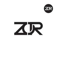 carta zor monograma logotipo Projeto vetor