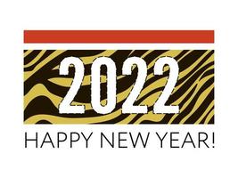 feliz ano novo chinês de 2022. vetor