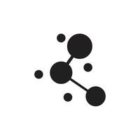 molécula logotipo vetor modelo elemento e símbolo