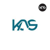 carta ka5 monograma logotipo Projeto vetor