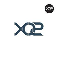 carta xo2 monograma logotipo Projeto vetor