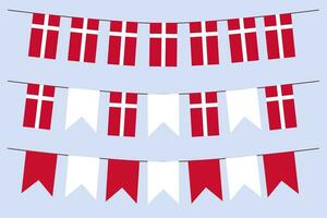 bandeira do Dinamarca vetor ilustração