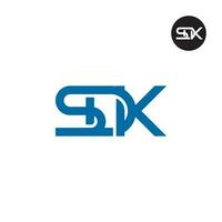 carta sdk monograma logotipo Projeto vetor