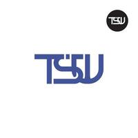 carta tsw monograma logotipo Projeto vetor