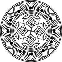 Rangoli tradicional e cultural indiano, alpona, kolam ou arte vetorial de paisley. arte de bengala na índia. para impressão têxtil, logotipo, papel de parede vetor