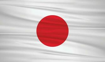ilustração do Japão bandeira e editável vetor Japão país bandeira