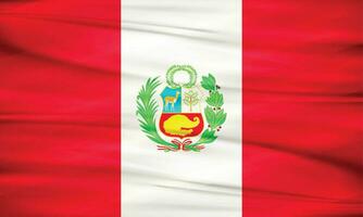 ilustração do Peru bandeira e editável vetor Peru país bandeira