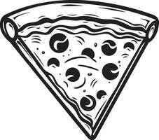 almejar valioso fatia deleite vetor logotipo Projeto irresistível pizza fatia charme icônico emblema ícone