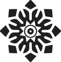 glacial beleza logotipo Projeto vetor flocos de neve graça icônico emblema Projeto