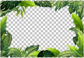 fundo da grade do quadro das plantas da natureza vetor