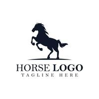cavalo silhueta logotipo conceito, cavalo silhueta logotipo Projeto vetor