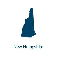 Novo Hampshire mapa vetor Projeto modelos isolado em branco fundo