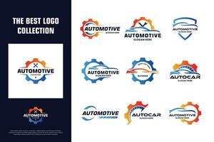 coleção do moderno automotivo logotipo Projeto vetor