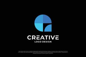 carta uma logotipo Projeto modelo. inicial cartas uma. símbolo uma. criativo carta uma logotipo vetor. vetor