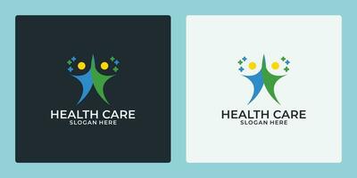 humano saúde comunidade logotipo Projeto modelo para seu companhia ou comunidade humano Cuidado saúde vetor