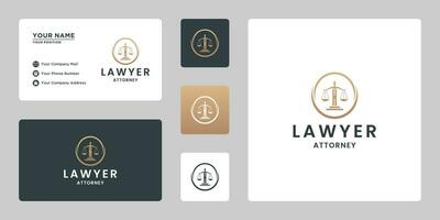 dourado justiça logotipo Projeto inspiração para advogado e lei Executor vetor