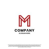 criativo carta m logotipo Projeto monograma para seu o negócio identidade vetor
