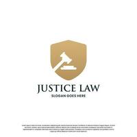 lei logotipo Projeto. advogado, advogado logotipo modelo. vetor
