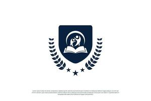 universidade emblema logotipo Projeto inspiração. vetor
