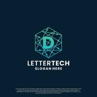 carta d logotipo Projeto para tecnologia, Ciência e laboratório o negócio companhia identidade vetor