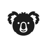 desenho animado silhueta do uma coala Urso logotipo ícone símbolo vetor ilustração