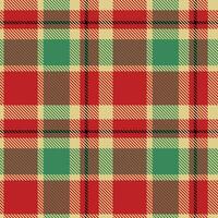 tartan xadrez padronizar desatado. clássico escocês tartan Projeto. modelo para Projeto ornamento. desatado tecido textura. vetor ilustração