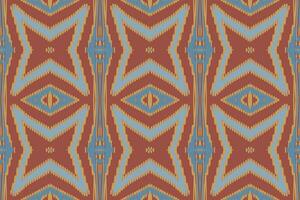 barroco padronizar desatado Mughal arquitetura motivo bordado, ikat bordado vetor Projeto para impressão padronizar vintage flor folk navajo patchwork padronizar